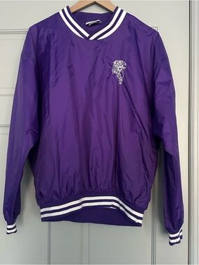 Augusta Sportswear Purple Jacket with White Trim